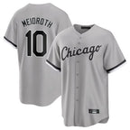 Silnrao C.White Sox #10 Chase Meidroth Player Gray Home Game Stitched Jerseys