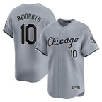 Silnrao C.White Sox #10 Chase Meidroth Player Gray Road Limited Home Stitched Jerseys