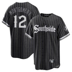 Silnrao C.White Sox #12 Colson Montgomery Player Black City Connect Home Game Stitched Jerseys