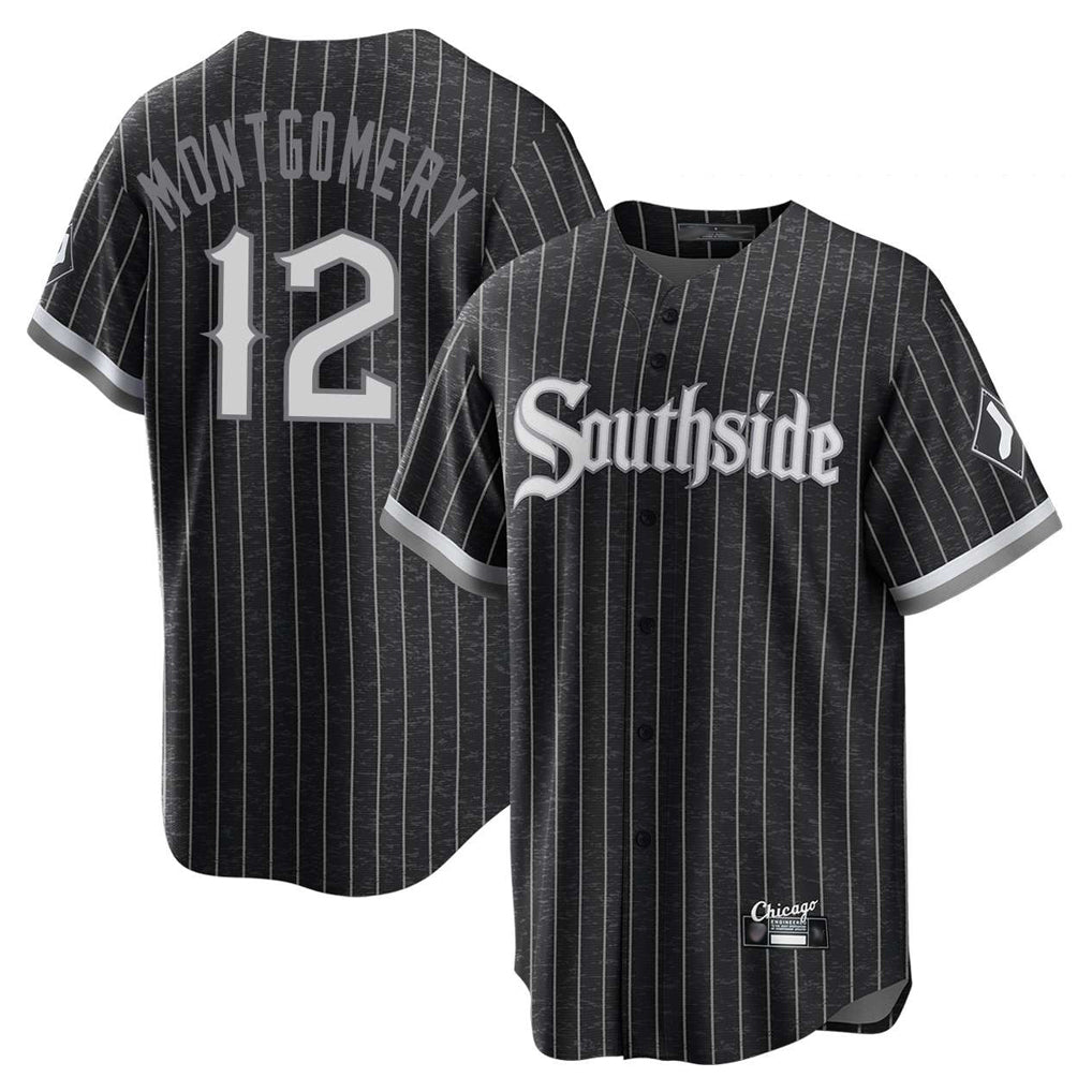 Silnrao C.White Sox #12 Colson Montgomery Player Black City Connect Home Game Stitched Jerseys