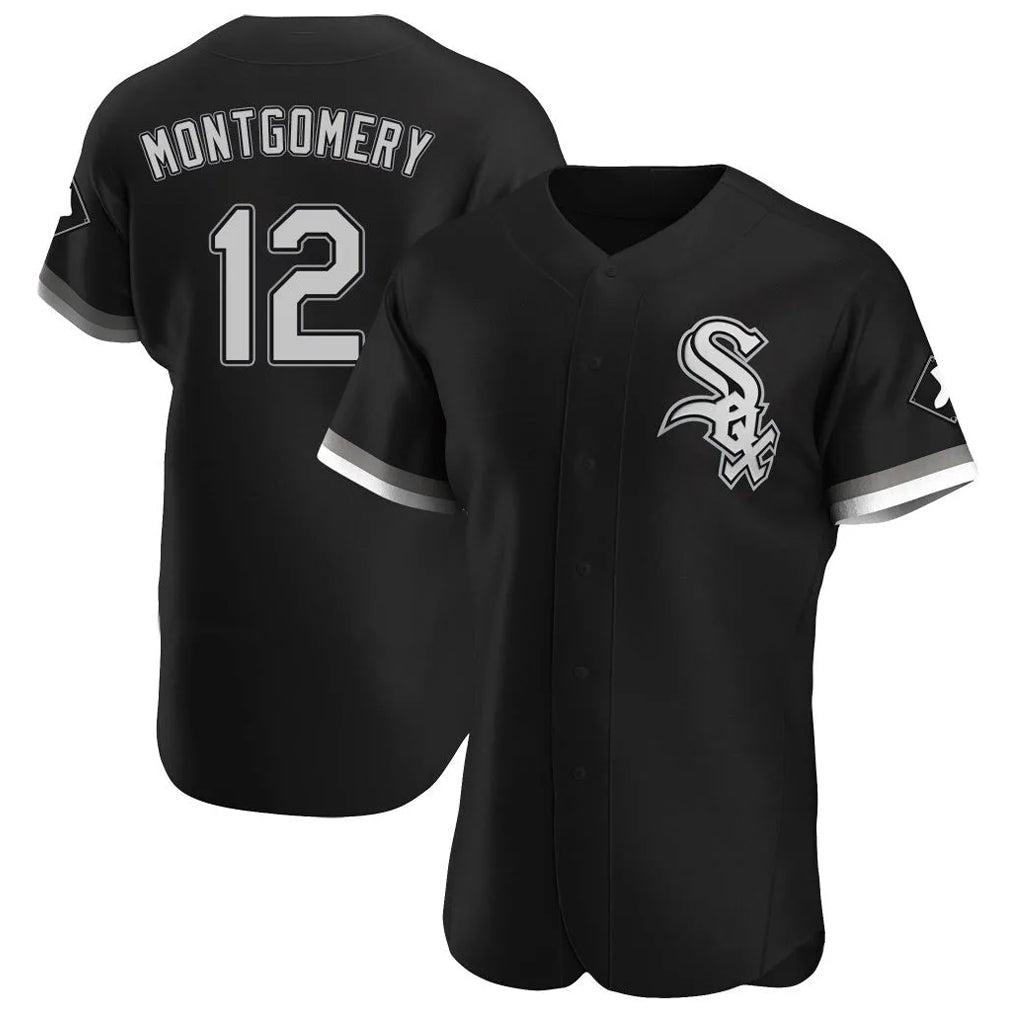 Silnrao C.White Sox #12 Colson Montgomery Player Black Limited Elite Home Stitched Jerseys