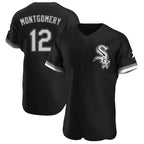 Silnrao C.White Sox #12 Colson Montgomery Player Black Limited Elite Home Stitched Jerseys