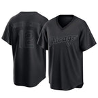 Silnrao C.White Sox #12 Colson Montgomery Player Black T-shirt Home Game Stitched Jerseys