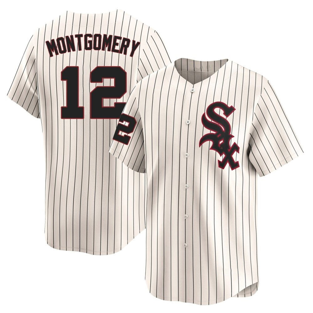 Silnrao C.White Sox #12 Colson Montgomery Player Cream Cooperstown Collection Limited Home Stitched Jerseys