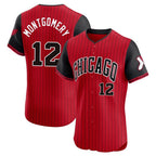 Silnrao C.White Sox #12 Colson Montgomery Player Red City Connect Limited Elite Home Stitched Jerseys