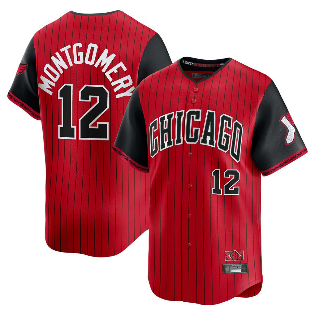 Silnrao C.White Sox #12 Colson Montgomery Player Red City Connect Limited Home Stitched Jerseys
