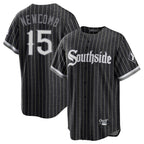 Silnrao C.White Sox #15 Sean Newcomb Player Black City Connect Home Game Stitched Jerseys