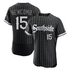 Silnrao C.White Sox #15 Sean Newcomb Player Black City Connect Limited Elite Home Stitched Jerseys