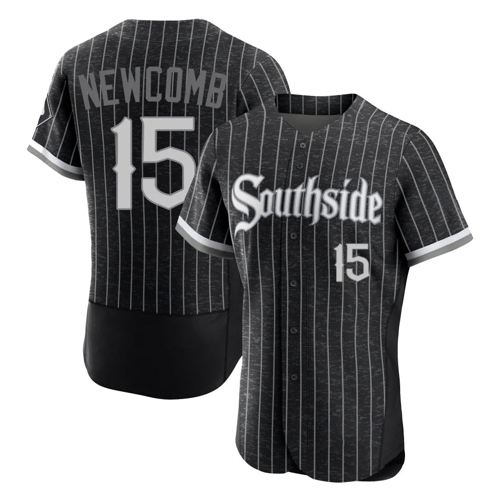 Silnrao C.White Sox #15 Sean Newcomb Player Black City Connect Limited Elite Home Stitched Jerseys