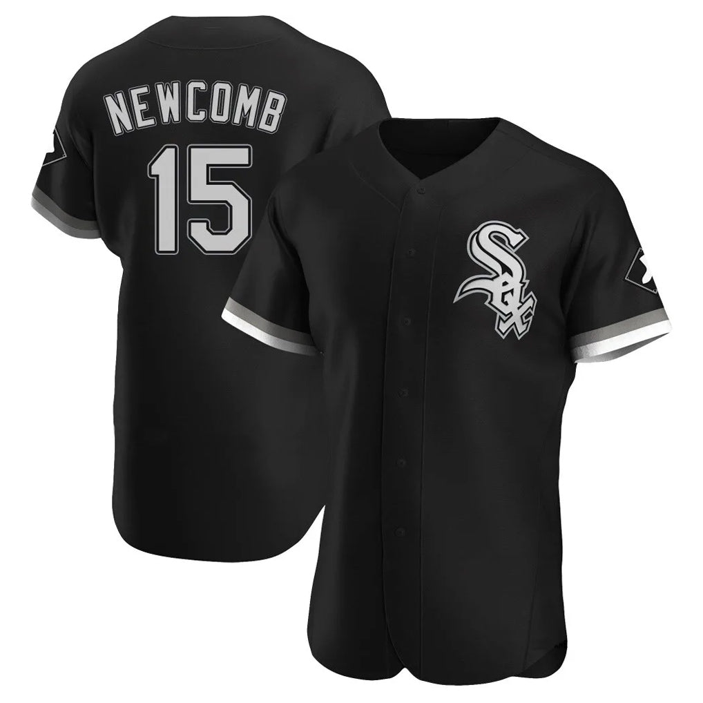 Silnrao C.White Sox #15 Sean Newcomb Player Black Limited Elite Home Stitched Jerseys