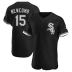 Silnrao C.White Sox #15 Sean Newcomb Player Black Limited Elite Home Stitched Jerseys