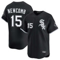 Silnrao C.White Sox #15 Sean Newcomb Player Black Limited Home Stitched Jerseys