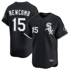 Silnrao C.White Sox #15 Sean Newcomb Player Black Limited Home Stitched Jerseys