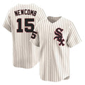 Silnrao C.White Sox #15 Sean Newcomb Player Cream Cooperstown Collection Limited Home Stitched Jerseys