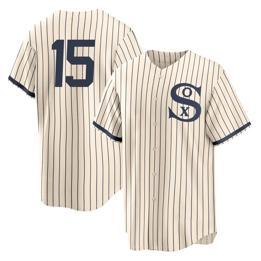 Silnrao C.White Sox #15 Sean Newcomb Player Cream Field of Dreams Home Game Stitched Jerseys