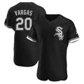 Silnrao C.White Sox #20 Miguel Vargas Player Black Limited Elite Home Stitched Jerseys