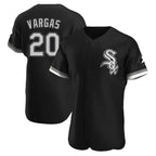 Silnrao C.White Sox #20 Miguel Vargas Player Black Limited Elite Home Stitched Jerseys