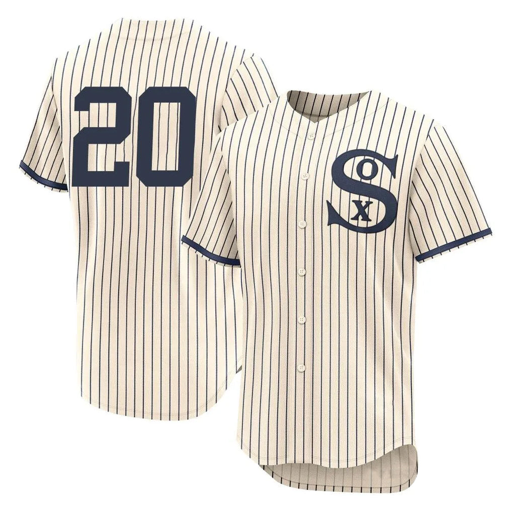 Silnrao C.White Sox #20 Miguel Vargas Player Cream Field of Dreams Limited Elite Home Stitched Jerseys