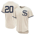 Silnrao C.White Sox #20 Miguel Vargas Player Cream Field of Dreams Limited Elite Home Stitched Jerseys