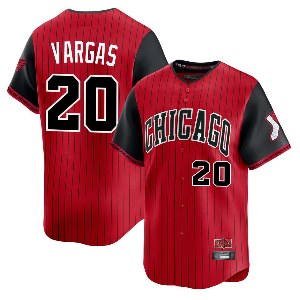 Silnrao C.White Sox #20 Miguel Vargas Player Red City Connect Limited Home Stitched Jerseys
