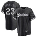 Silnrao C.White Sox #23 Andrew Benintendi Player Black City Connect Home Game Stitched Jerseys