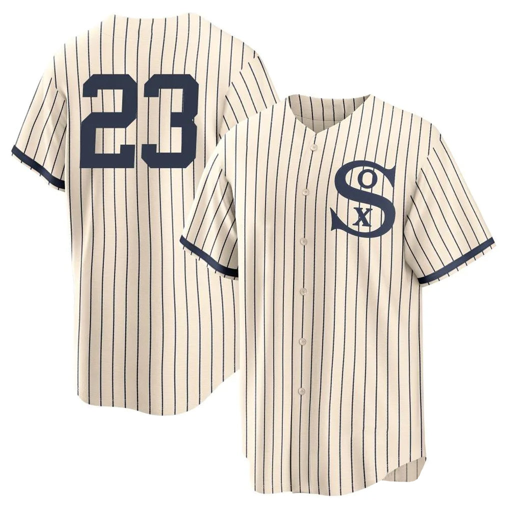 Silnrao C.White Sox #23 Andrew Benintendi Player Cream Field of Dreams Home Game Stitched Jerseys