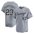Silnrao C.White Sox #23 Andrew Benintendi Player Gray Road Limited Home Stitched Jerseys