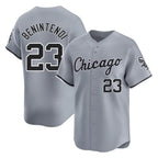 Silnrao C.White Sox #23 Andrew Benintendi Player Gray Road Limited Home Stitched Jerseys