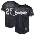 Silnrao C.White Sox #25 Andrew Vaughn Player Black City Connect Home Game Stitched Jerseys
