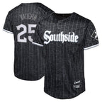 Silnrao C.White Sox #25 Andrew Vaughn Player Black City Connect Home Game Stitched Jerseys