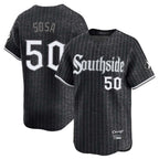Silnrao C.White Sox #50 Lenyn Sosa Player Black City Connect Limited Home Stitched Jerseys