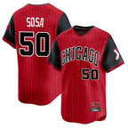 Silnrao C.White Sox #50 Lenyn Sosa Player Red City Connect Limited Home Stitched Jerseys