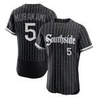 Silnrao C.White Sox #5 Munetaka Murakami Player Black City Connect Limited Elite Home Stitched Jerseys