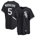 Silnrao C.White Sox #5 Munetaka Murakami Player Black Home Game Stitched Jerseys