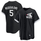 Silnrao C.White Sox #5 Munetaka Murakami Player Black Spring Training Game Stitched Jerseys