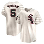 Silnrao C.White Sox #5 Munetaka Murakami Player Cream Cooperstown Collection Limited Home Stitched Jerseys