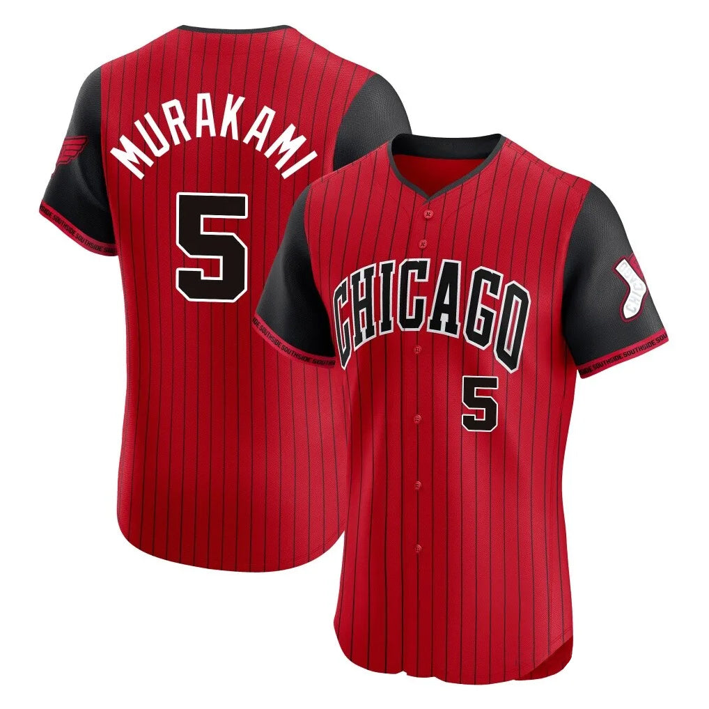 Silnrao C.White Sox #5 Munetaka Murakami Player Red City Connect Limited Elite Home Stitched Jerseys