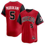 Silnrao C.White Sox #5 Munetaka Murakami Player Red City Connect Limited Home Stitched Jerseys