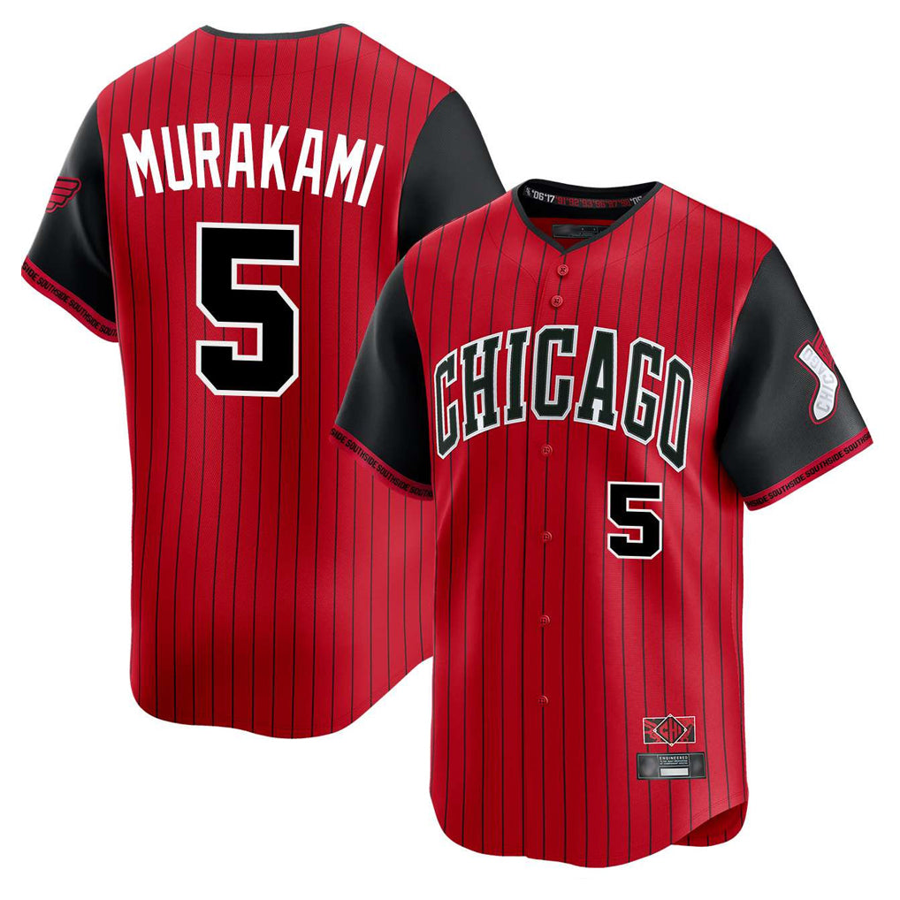 Silnrao C.White Sox #5 Munetaka Murakami Player Red City Connect Limited Home Stitched Jerseys