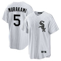 Silnrao C.White Sox #5 Munetaka Murakami Player White Stripe Home Game Stitched Jerseys