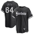 Silnrao C.White Sox #64 Shane Smith Player Black City Connect Home Game Stitched Jerseys