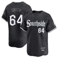 Silnrao C.White Sox #64 Shane Smith Player Black City Connect Limited Home Stitched Jerseys