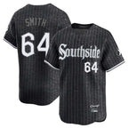 Silnrao C.White Sox #64 Shane Smith Player Black City Connect Limited Home Stitched Jerseys