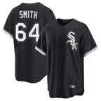 Silnrao C.White Sox #64 Shane Smith Player Black Home Game Stitched Jerseys