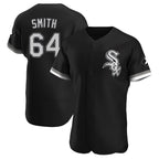 Silnrao C.White Sox #64 Shane Smith Player Black Limited Elite Home Stitched Jerseys
