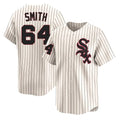 Silnrao C.White Sox #64 Shane Smith Player Cream Cooperstown Collection Limited Home Stitched Jerseys