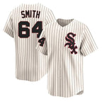 Silnrao C.White Sox #64 Shane Smith Player Cream Cooperstown Collection Limited Home Stitched Jerseys