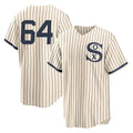 Silnrao C.White Sox #64 Shane Smith Player Cream Field of Dreams Home Game Stitched Jerseys