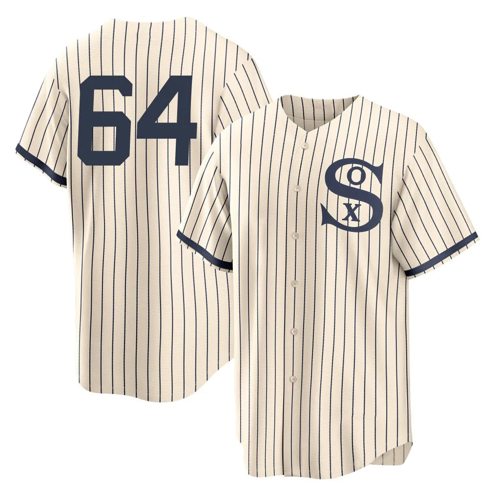 Silnrao C.White Sox #64 Shane Smith Player Cream Field of Dreams Home Game Stitched Jerseys