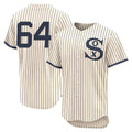 Silnrao C.White Sox #64 Shane Smith Player Cream Field of Dreams Limited Elite Home Stitched Jerseys